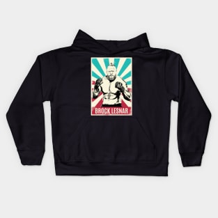 Vintage Retro Brock Lesnar Kids Hoodie